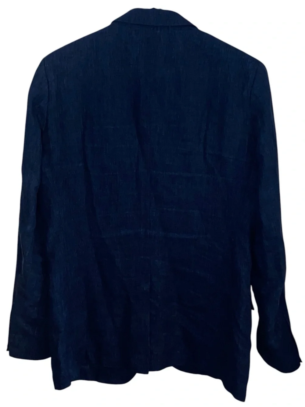 Michael Kors 100% Linen Blazer Sport Coat Navy Blue coastal Budiness casual